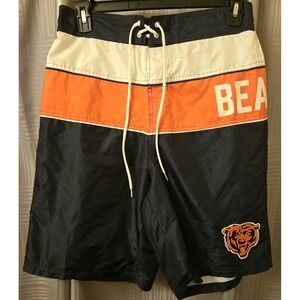 Chicago Bears NFL Team Apparel Swim Trunks Biard Shorts Size Large 32x10